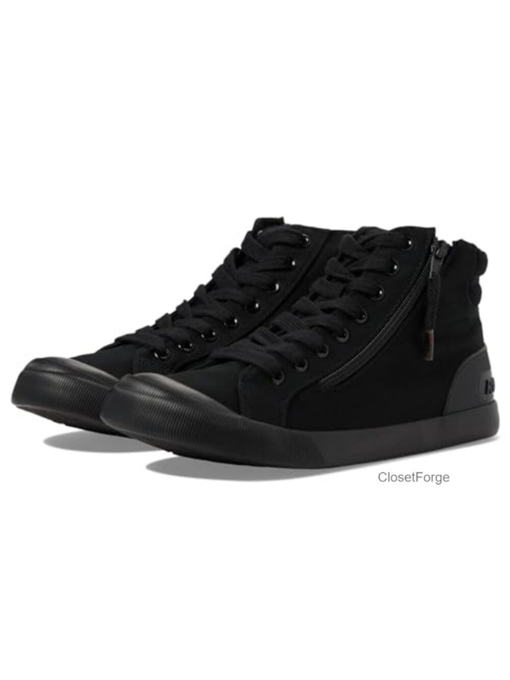 Rocket Dog Jazzin Hi Top Cotton Sneakers Lace-Up Zip Casual Walking
